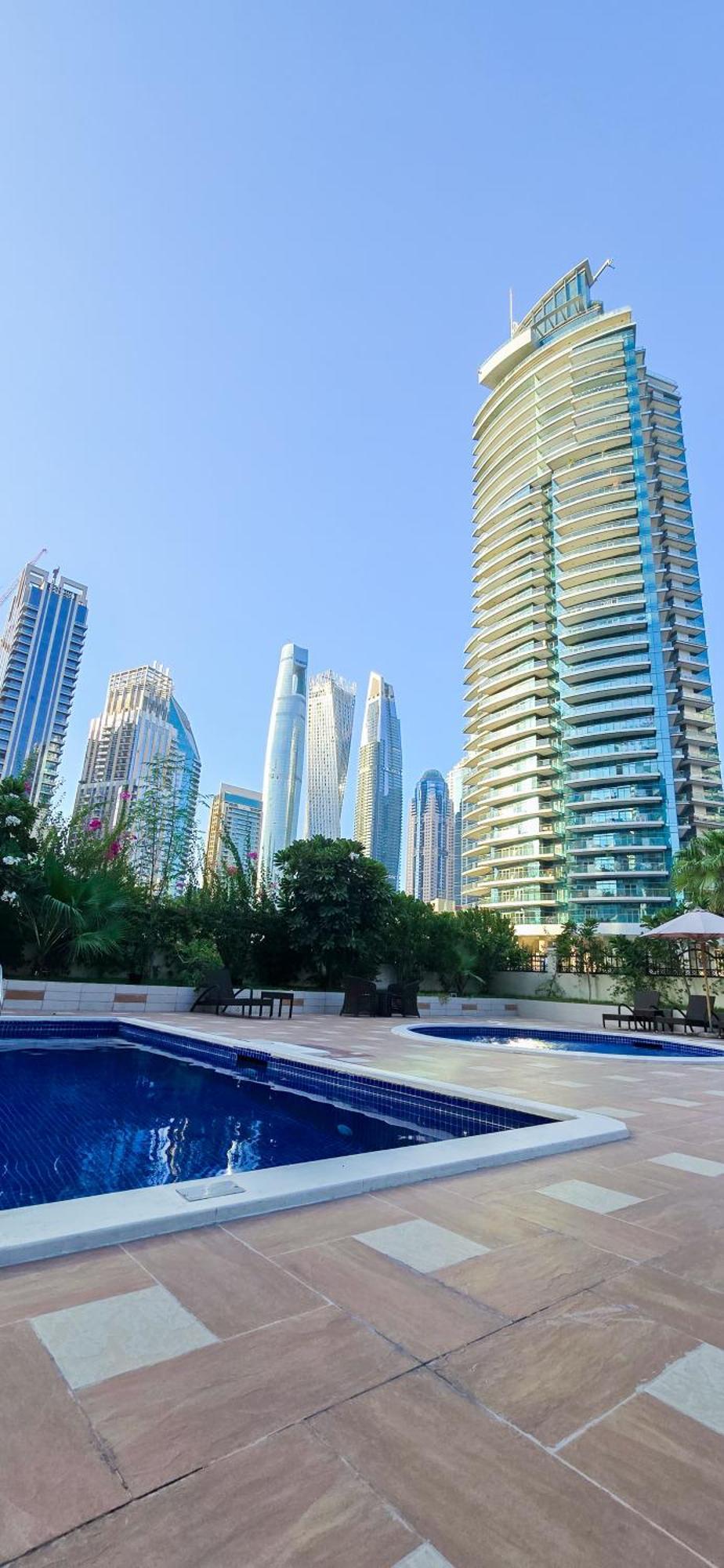 Spacious 2 Bed Apt At Marina High Floor دبي المظهر الخارجي الصورة